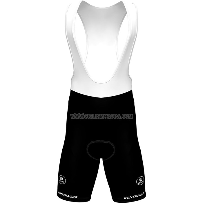 2023 Ropa Ciclismo Trek Azul Rojo Mangas Cortas y Culotte Corto